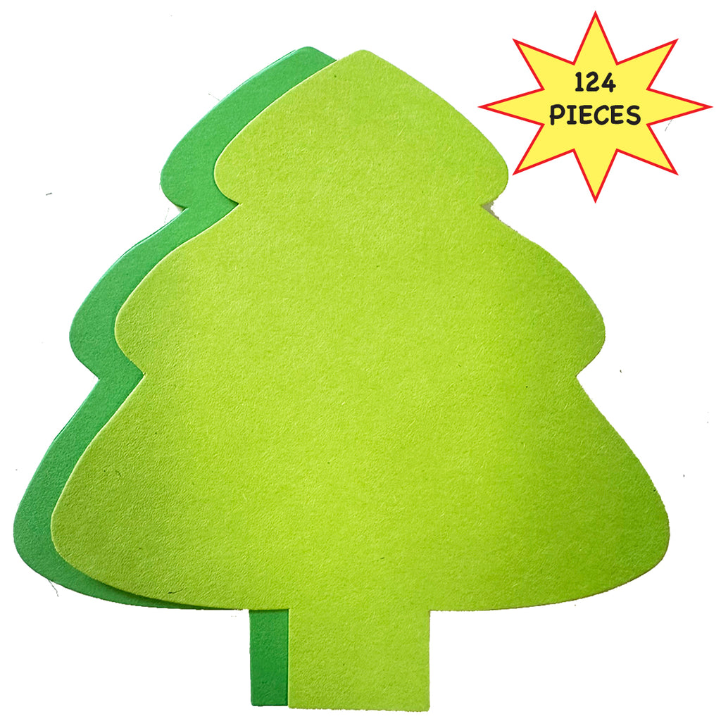 New 124 Pcs Christmas Evergreen Tree for all your Crafting Needs!