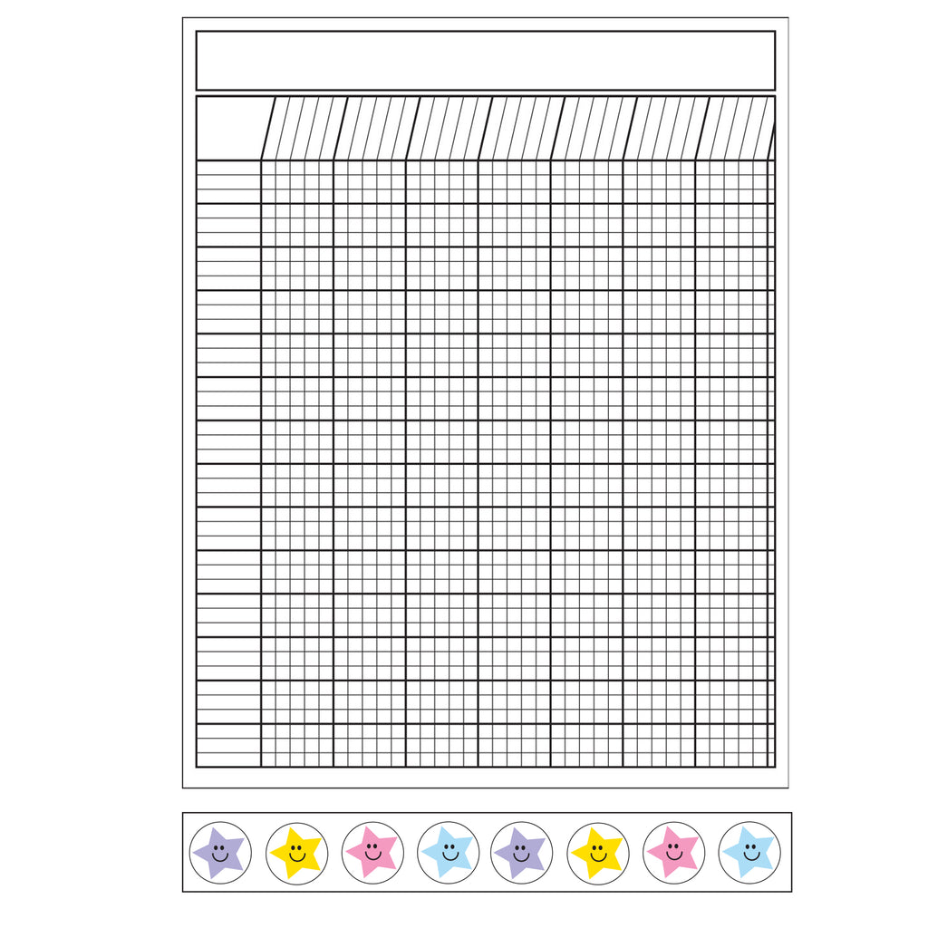 Vertical Chart 4 Piece Classroom Incentive Chart and Sticker Sets are here!