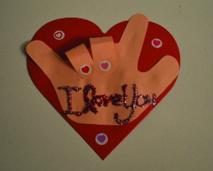 “How To” Sign Language heart project