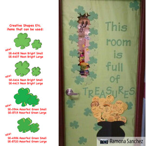 A Great Way to Use Shamrocks and Clovers in your St. Patrick's Day Decorating!