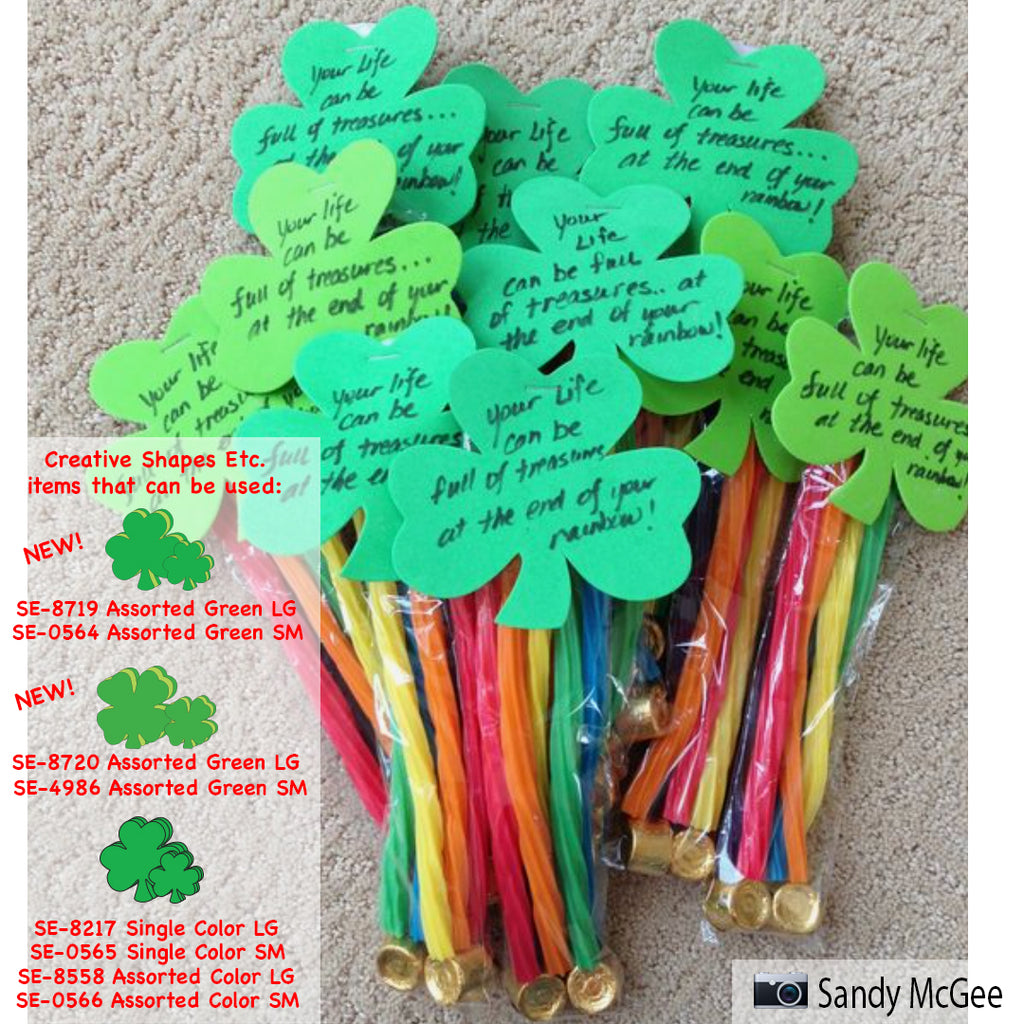 Use Shamrocks to Create Fun Goodie Bags for  St. Patrick's Day!