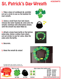 St. Patrick's Day Wreath Craft