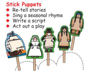 Thanksgiving Stick Puppets