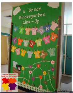 New T-Shirt Cut-Outs Are Perfect for Summer Themed Bulletin Boards and Decor!