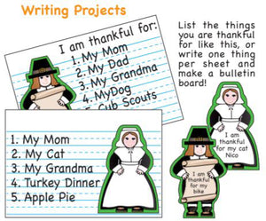 Thanksgiving Themed Writing Projects