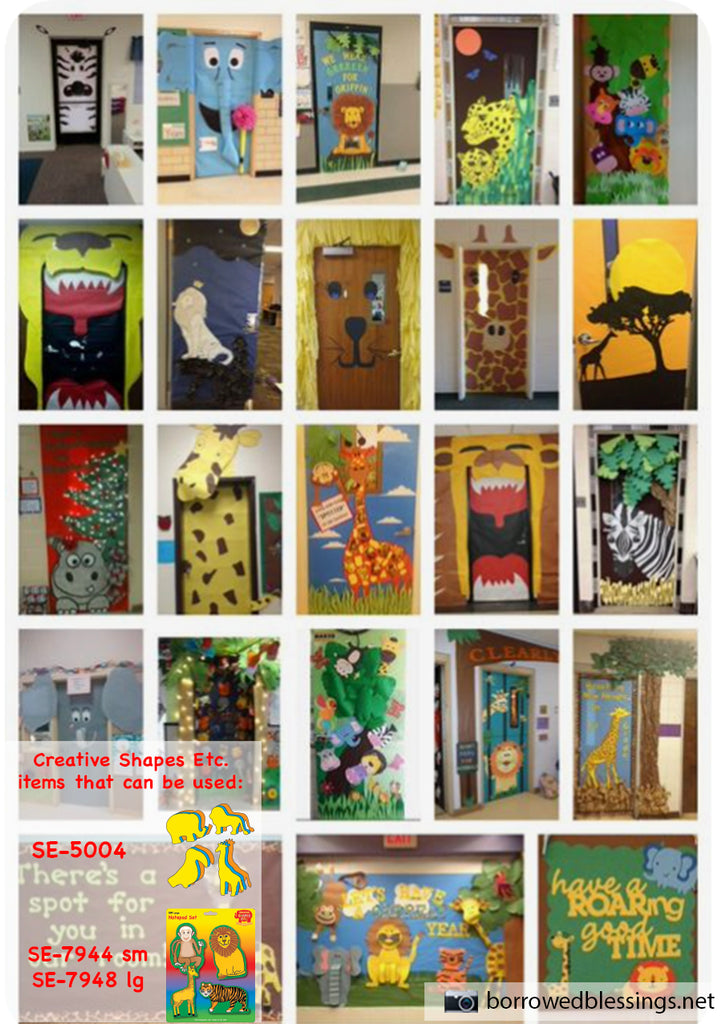Animal Classroom Door Decor
