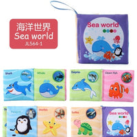 Baby Educational Toys Cloth Book English | Toys Baby Cloth Book