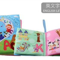 Baby Educational Toys Cloth Book English | Toys Baby Cloth Book