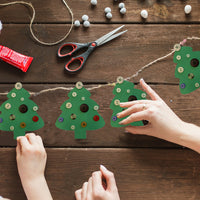 Small Assorted Color Creative Foam Cut-Outs - Assorted Green Evergreen Tree - Creative Shapes Etc.