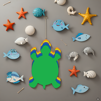 Buy Colorful turtle shapes perfect for classroom decor or creative projects