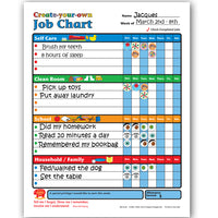 SHAPES ETC. Job Chart - Create Your Own