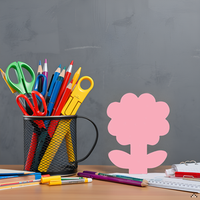 SHAPES ETC. Sticky Shape Notepad - Flower