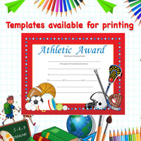 Track and field certificate

