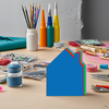 SHAPES ETC. House Assorted Color Super Cut-Outs- 8” x 10”