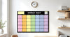 SHAPES ETC. Academic Year Desk Calendar- Chalkboard Design Desk Calendar