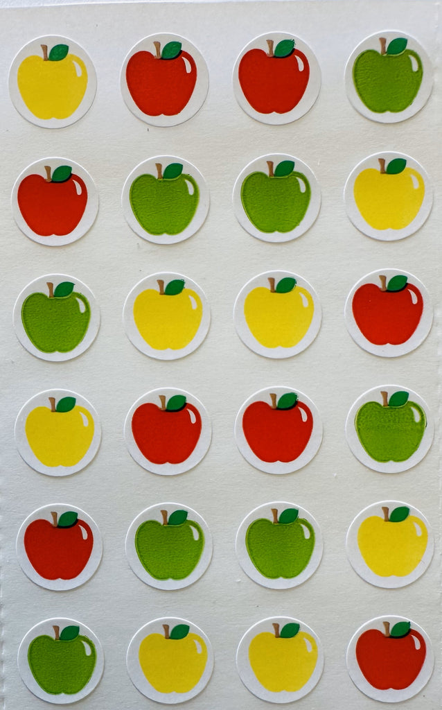 5 Apples Sticker Apple Shape Stickers & Incentive Stickers | Fun Apple Stickers