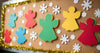 SHAPES ETC.  124 Pcs Angel Cut-Outs -  Large Assorted Color 5.5in