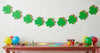 SHAPES ETC.  Shamrock Bright Neon Assorted Color Large Cut-Outs- 5.5” x 5.5”
