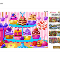 Cake World Jigsaw Puzzles 1000 Piece