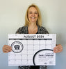 Academic Year Desk Calendar- Set of 2 Black & White with Previews Desk Calendars