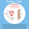 SHAPES ETC. Incentive Stamp - Candy Cane Love