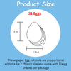 SHAPES ETC.  Single Color Cut-Out - Egg
