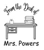 SHAPES ETC. Teacher's Stamp - Customize Teacher's Stamp