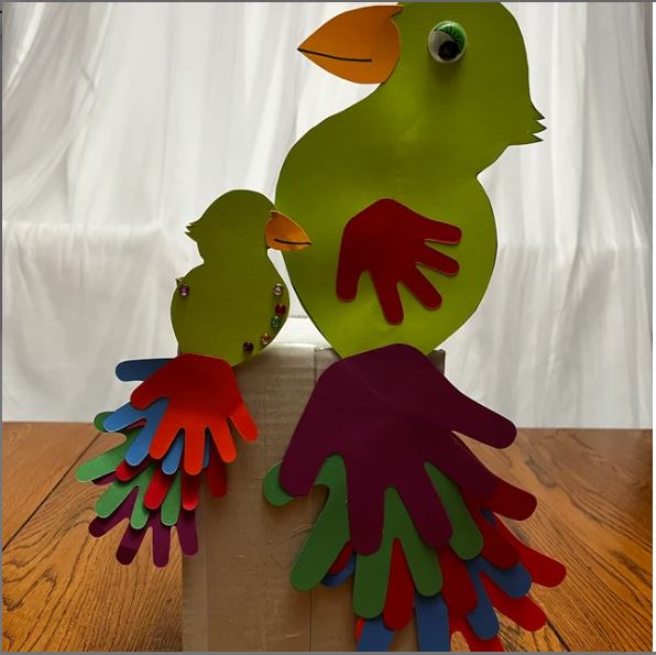 72 Pieces Hand Cutouts Paper Hand Shape Cut-Outs Assorted Color