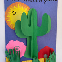 Small Single Color Cut-Out - Cactus