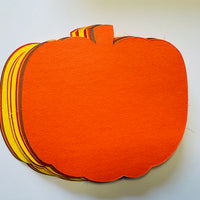 Fall Thanksgiving Pumpkin Large Assorted Color Cut-Outs - 5.5in - Creative Shapes Etc.