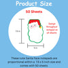 SHAPES ETC. Large Notepad - Santa Face