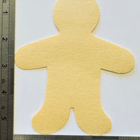SHAPES ETC. Person Large Single Color Creative Cut-Outs- 5.5"