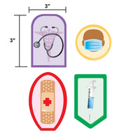 SHAPES ETC.  Mini Cardstock Accents - Medical Variety Pack