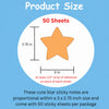 SHAPES ETC. Sticky Shape Notepad - Orange Star