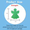 SHAPES ETC. Small Assorted Color Creative Foam Cut-Outs - Angel