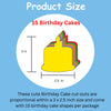 SHAPES ETC. Small Assorted Color Creative Foam Cut-Outs - Birthday Cake