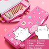 Multifunctional Pencil Case Double layer Large Capacity pencil bag