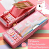 Multifunctional Pencil Case Double layer Large Capacity pencil bag