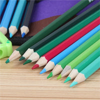 72 color wooden crayon, lead-free non-toxic oily pencil, school pen,