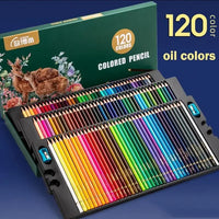 48/72/120/150/200 Professional Oil Color Pencil Set Soft Wood