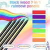 5/10pcs Kawaii Rainbow Pencil 7 Colors Concentric Gradient Crayons