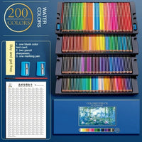 48/72/120/150/200 Professional Oil Color Pencil Set Soft Wood