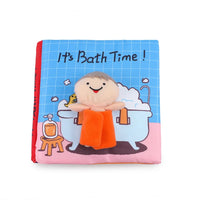 Infant Baby Cloth Book  Bath Potty Baby Book Toys 0-3 Yearls Old