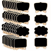 10pcs Mini Lace shape Chalkboards with Support Message Board Signs