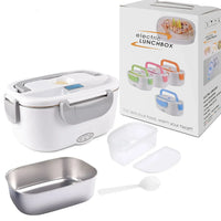 2-In-1 Electric Heating Lunch Box Car + Home 12V 220/110V Portable