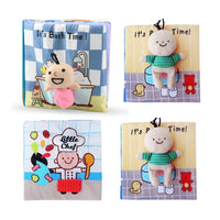 Infant Baby Cloth Book  Bath Potty Baby Book Toys 0-3 Yearls Old