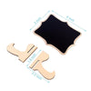 10pcs Mini Lace shape Chalkboards with Support Message Board Signs