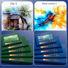 48/72/120/150/200 Professional Oil Color Pencil Set Soft Wood