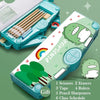 Multifunctional Pencil Case Double layer Large Capacity pencil bag