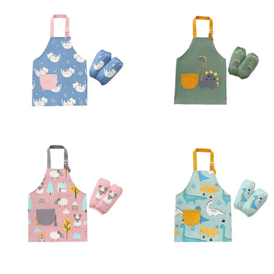 Toddlers Painting Apron Waterproof Bib Boys Girls Classroom Birthday